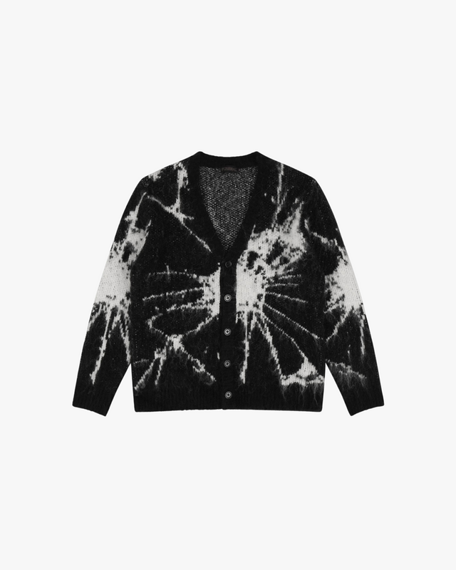 Broken Mohair Cardigan Funeral Apparel
