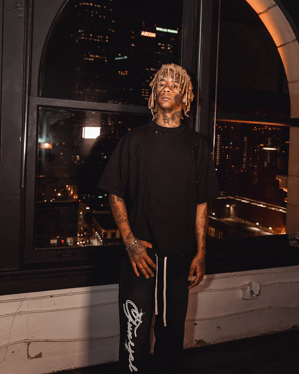 Distressed Oversized T-Shirt - Funeral Apparel