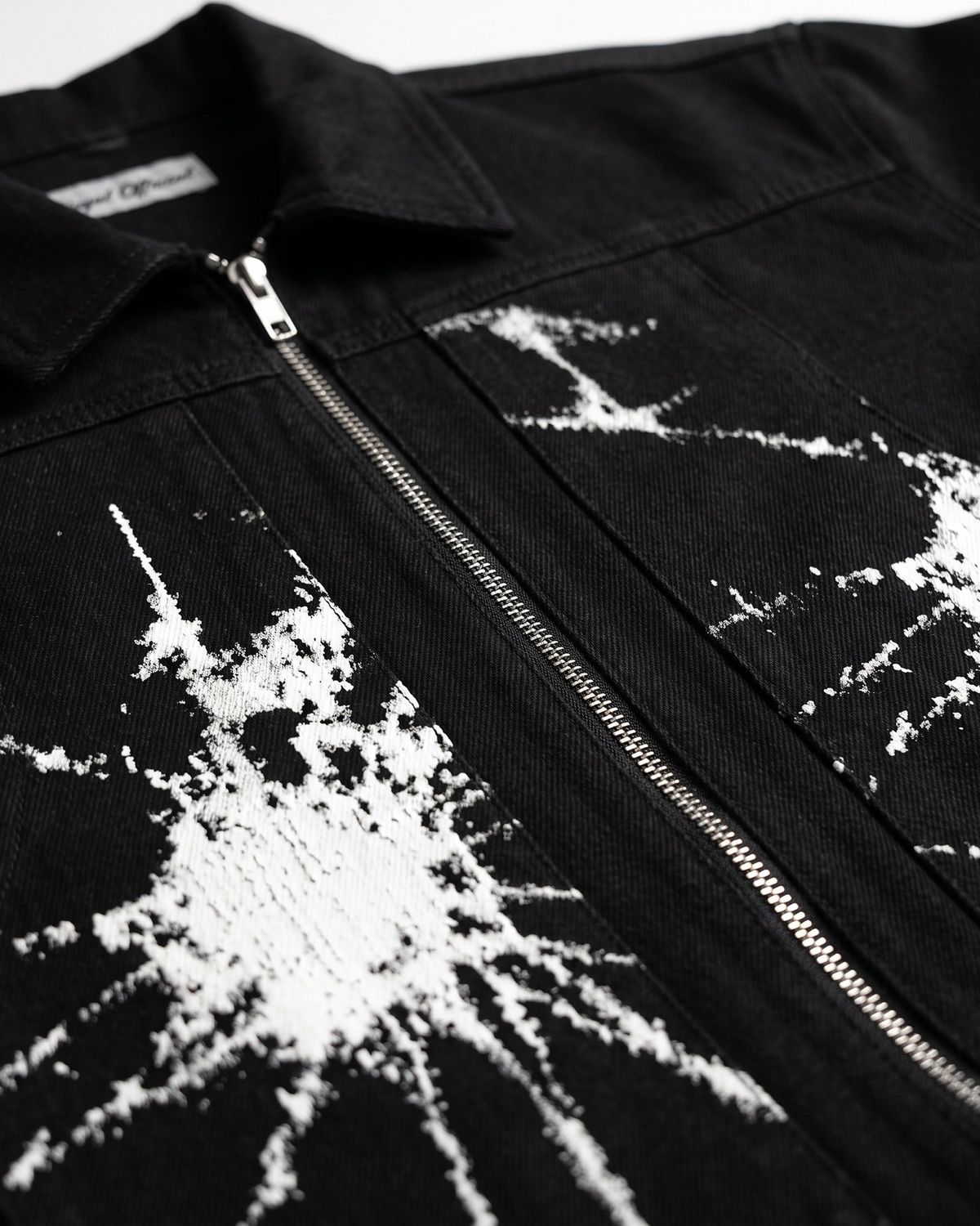 Broken Canvas Jacket - fabric and hardware detail
