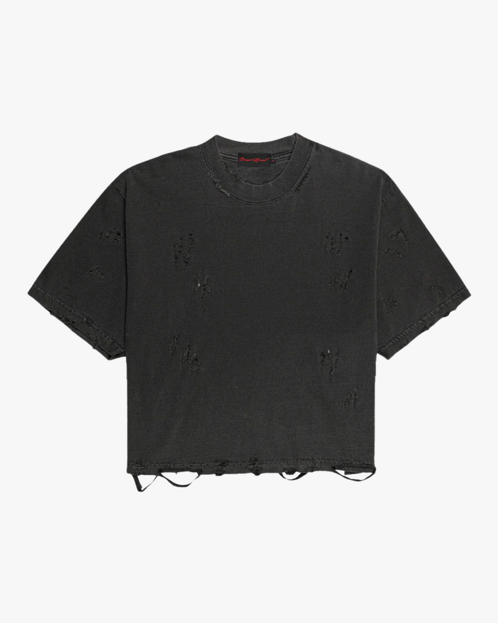 Pepper Distressed Cropped T-Shirt (Men’s) - Funeral Apparel
