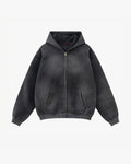 Washed Zip Up Jacket - Funeral Apparel