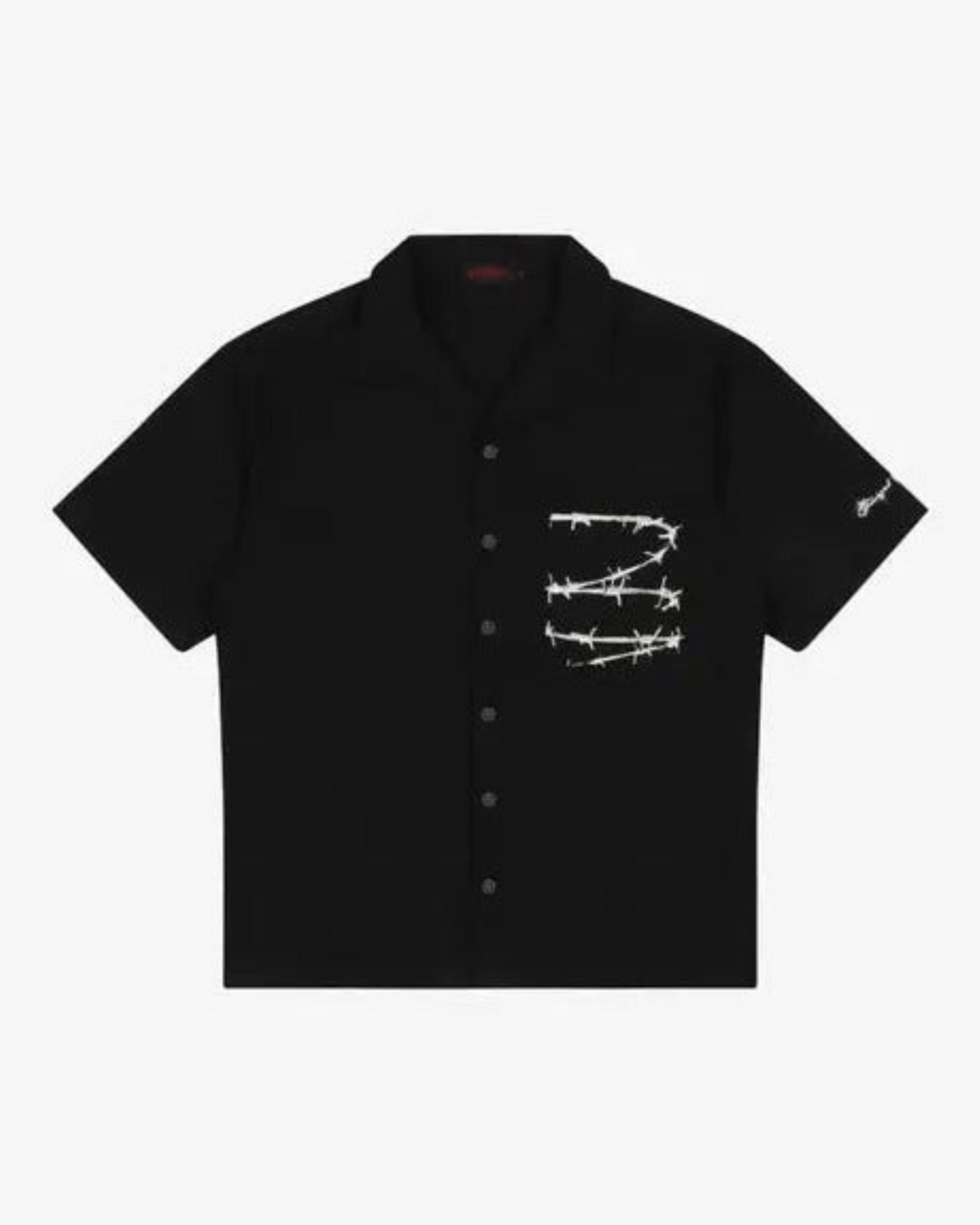 Barbed Wire Pocket Shirt (Black)