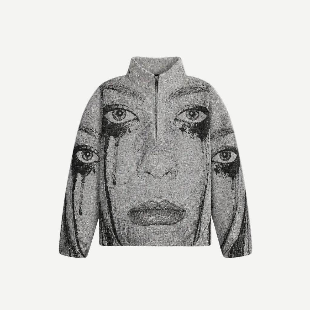 Cry Me A River Half Zip - Funeral Apparel