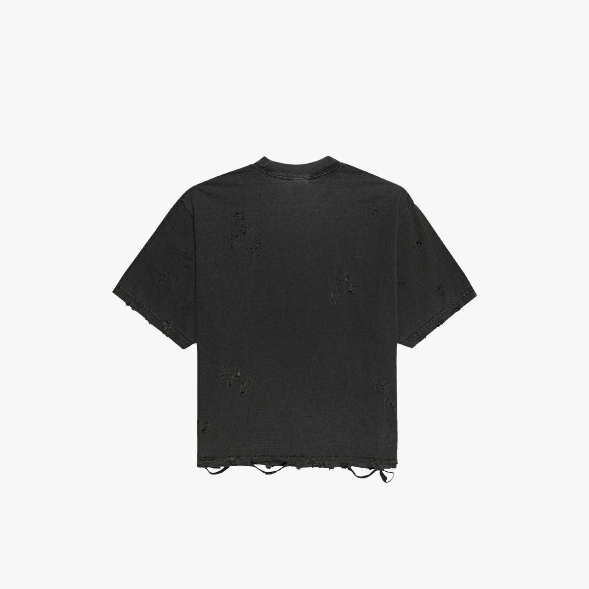 Distressed Oversized T-Shirt - Funeral Apparel