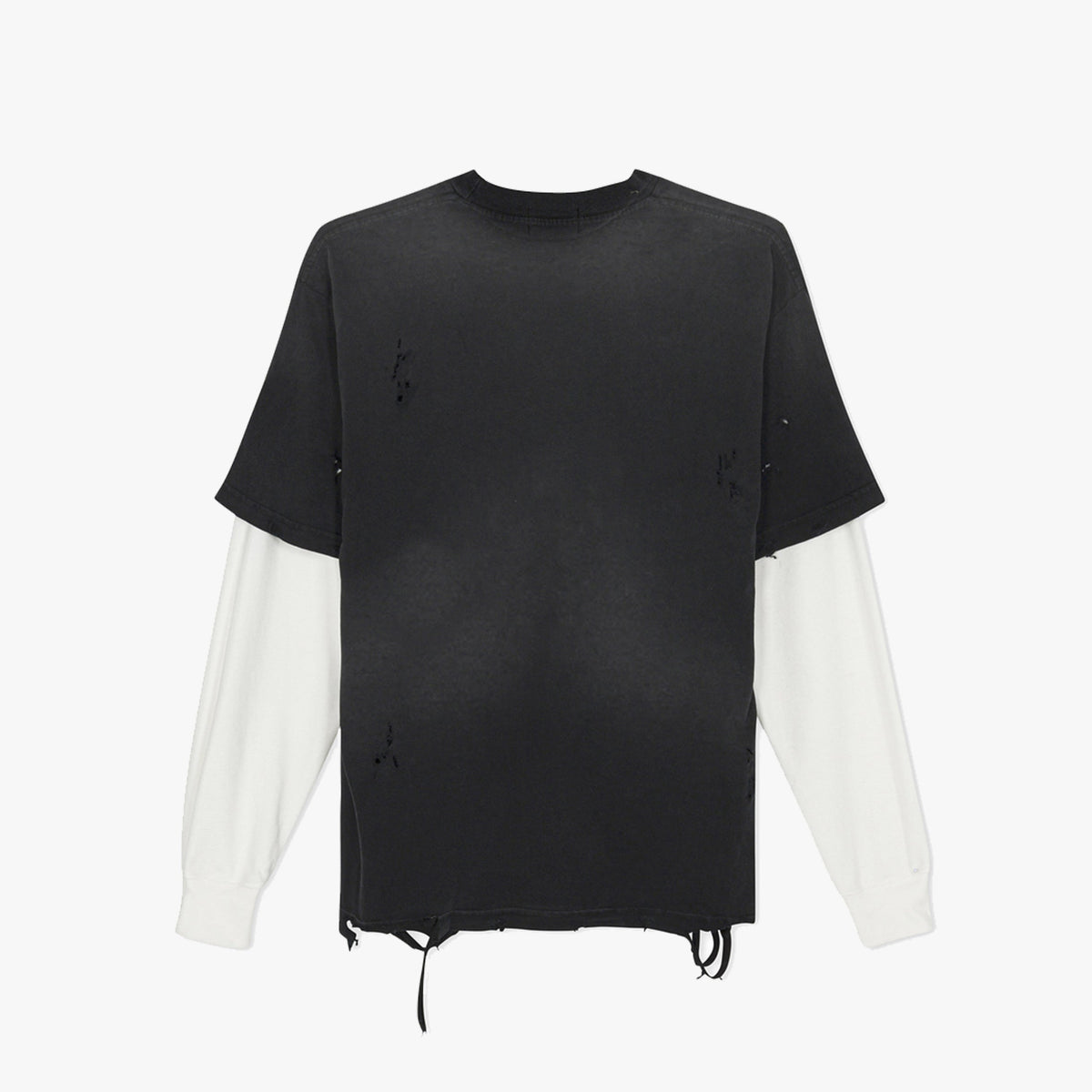 Distressed Long Sleeve T-Shirt - Funeral Apparel