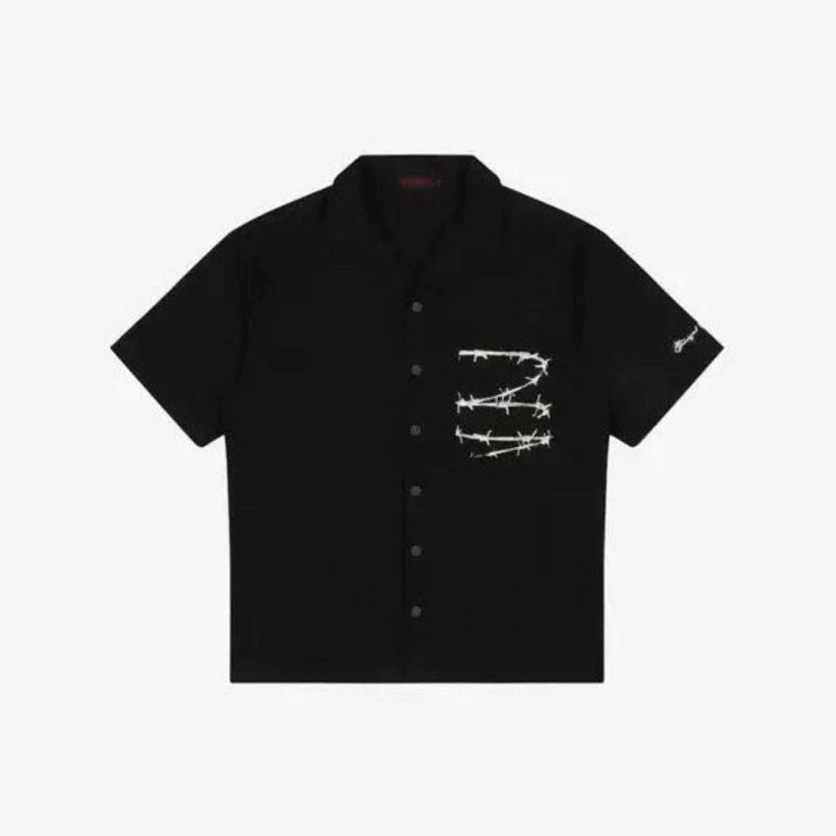 Barbed Wire Pocket Shirt (Black)