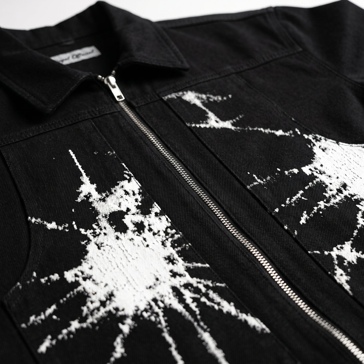 Broken Canvas Jacket - fabric and hardware detail